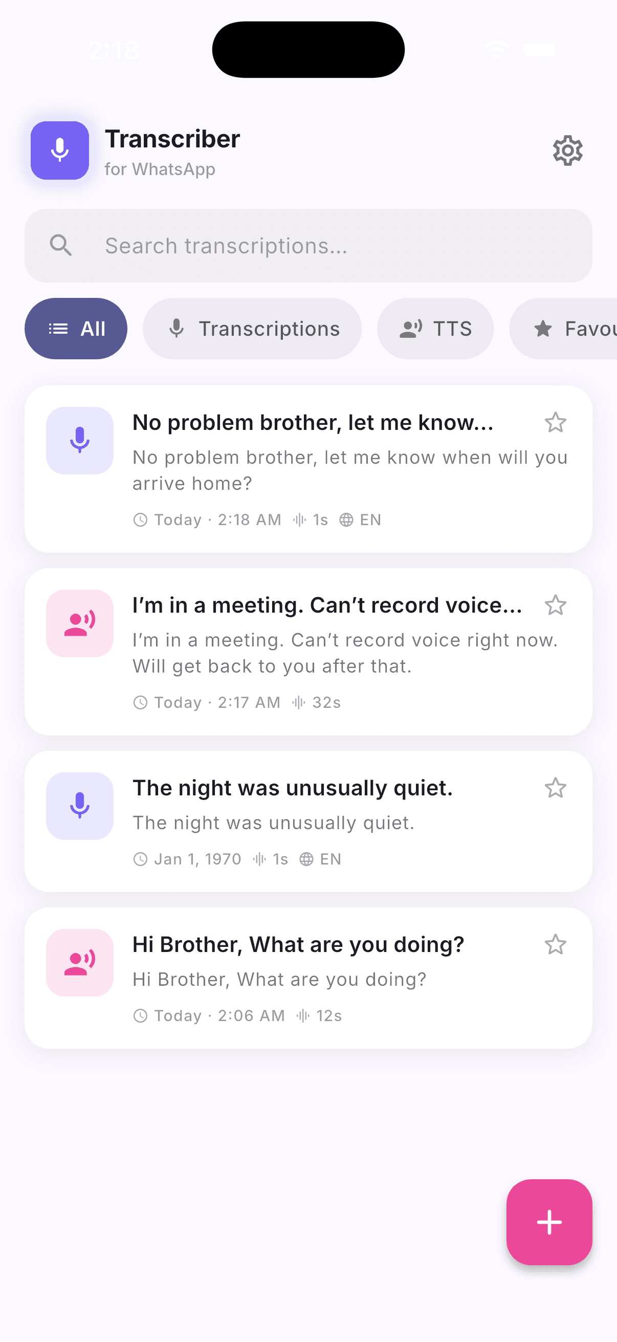 App Home